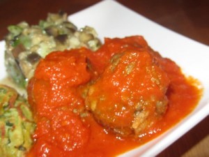 Boulettes de canard sauce tomate