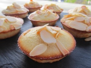 Financiers amandes citron