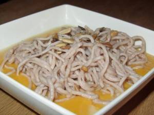 velouté de courge butternut et coco