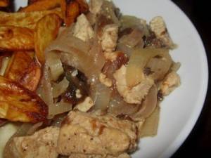 poulet bière pruneaux