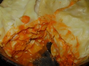 lasagne dinde et fromage de chèvre frais
