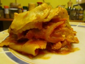 lasagne chèvre dinde