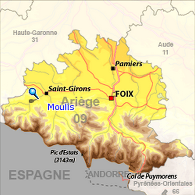Moulis dans le Couserans, Ariège, Pyrénées