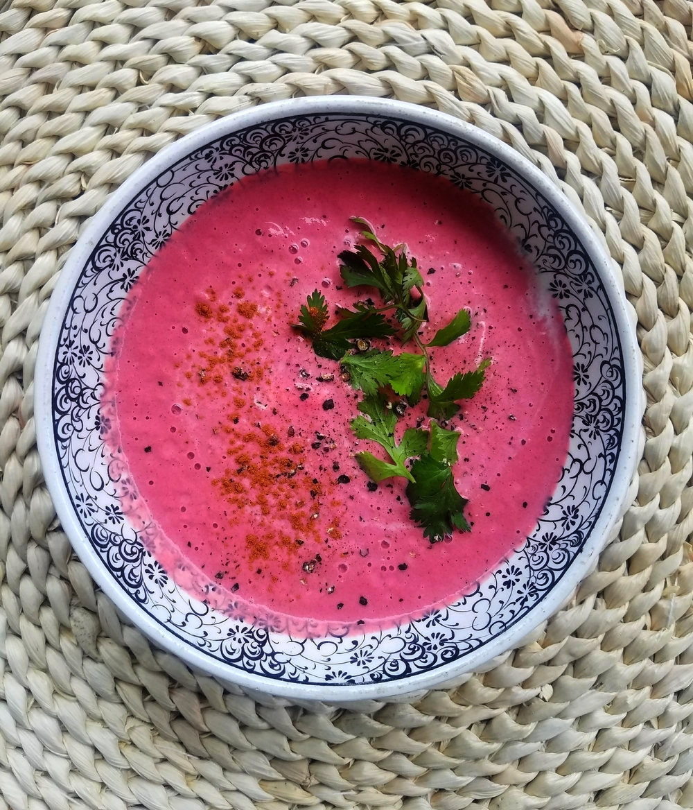 Betterave yaourt, recette iranienne