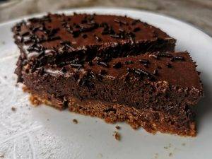 Faux trianon sans cuisson au chocolat