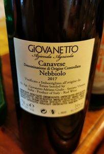 Vin Nebbiolo, Italie, Piémont