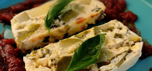 Terrine courgettes basilic