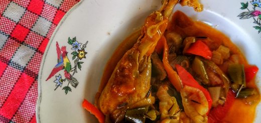 Poulet basquaise aux piments doux