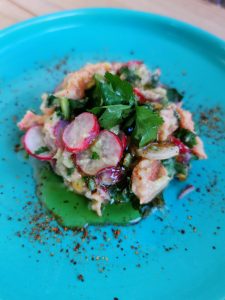 Ceviche à la truite des Pyrénées