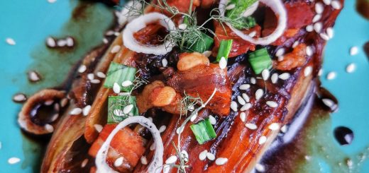 Endives braisées caramel et miso