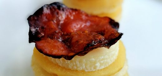 Millefeuille cabecou pommes poires