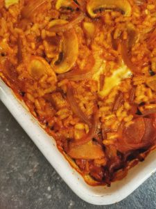 Riso al forno, recette italienne de riz au four à la tomate