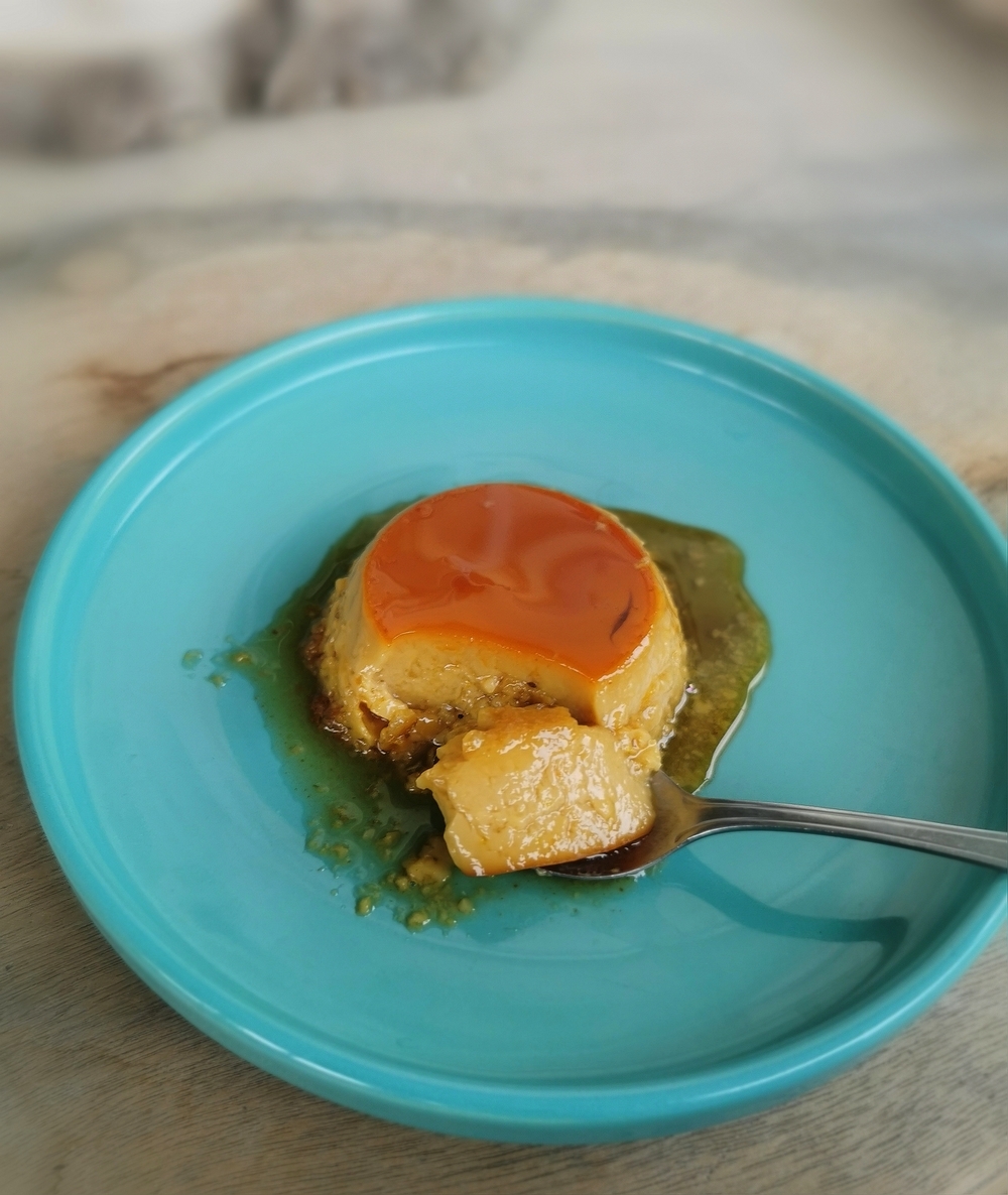 Tocino de cielo, dessert d'Andalousie aux jaunes d’œufs.