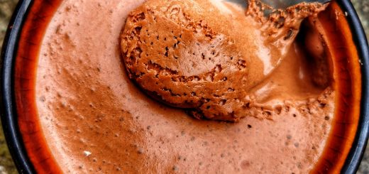 Crème mousseuse chocolat café lait concentré