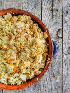 Les Käsknöpfle du Liechtenstein, pâtes au fromage et oignons
