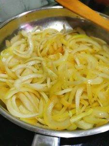 Bœuf sauté aux oignons, cuisine chinoise