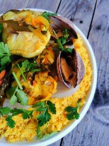 Couscous sicilien aux poissons et fruits de mer