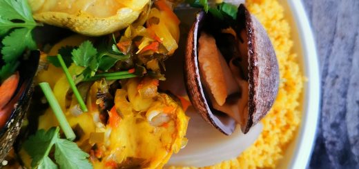 Couscous sicilien aux poissons et fruits de mer