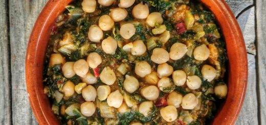 Poêlée d'épinards aux pois chiches comme à Séville