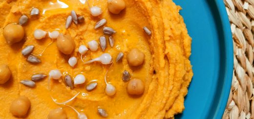 Faux houmous ou tartinade patates douces pois chiches