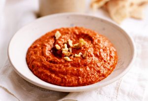 Muhammara de Syrie aux poivrons et noix