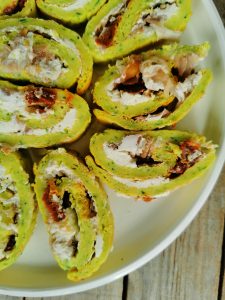 Gâteau roulé courgettes jambon tomates séchées