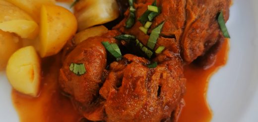 Carrilladas (joues de porc) confites au Pedro Ximenez