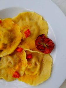 Ravioles maison au chorizo