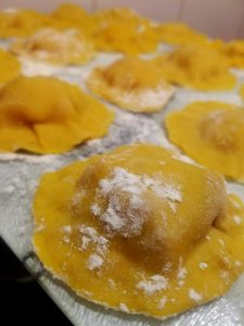 Ravioles maison au chorizo