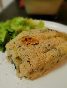 Parmentier chou épinards harengs