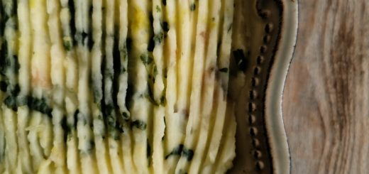 Parmentier chou épinards harengs