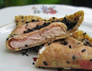 Pierogis, raviolis polonais, fromage et betterave