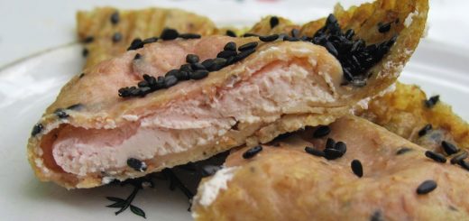 Pierogis, raviolis polonais, fromage et betterave