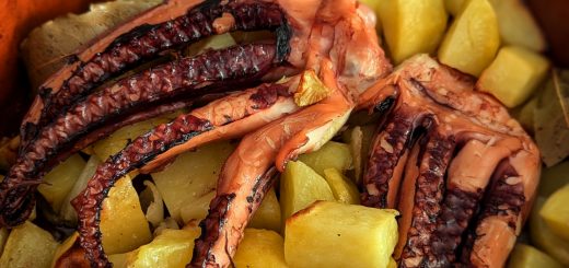 Polvo a lagareiro, poulpe à la portugaise