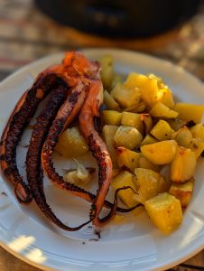 Polvo a lagareiro, poulpe à la portugaise