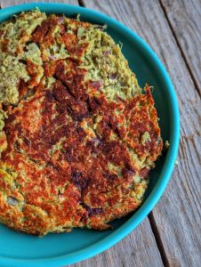 Galette aubergine parmesan