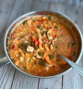 Moqueca, ragoût brésilien au poisson et crevettes