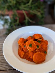 Poulet poivrons mascarpone