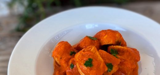 Poulet poivrons mascarpone