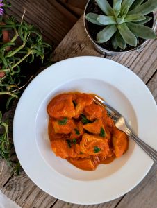 Poulet poivrons mascarpone