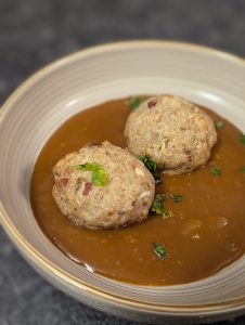 Faggots du pays de Galles, sauce gravy