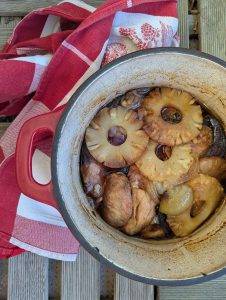 Rouelle de porc à l'ananas
