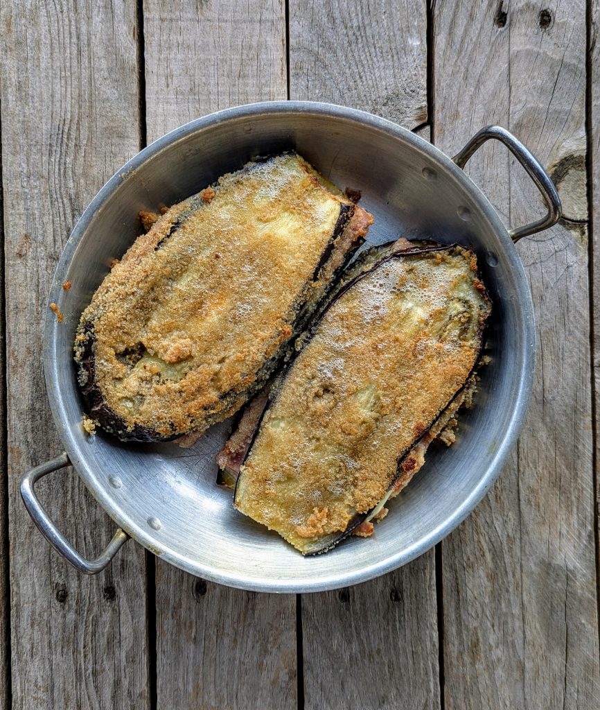 Cordon-bleu d'aubergine