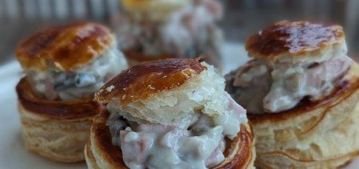 Bouchées à la reine volaille et champignons