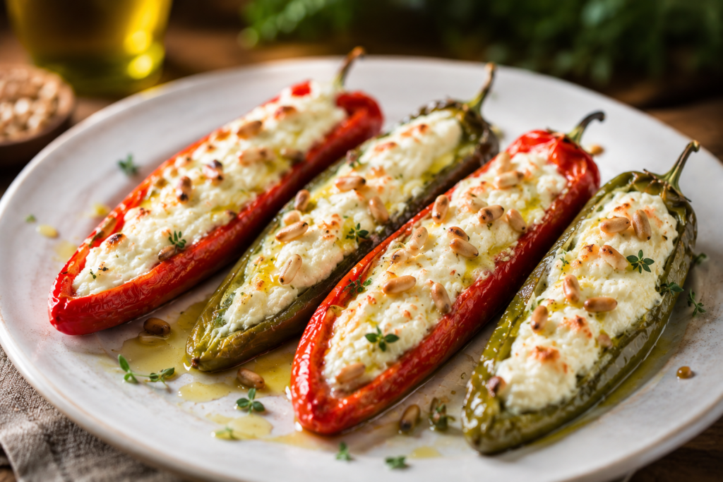 Poivrons farcis à la grecque à la feta