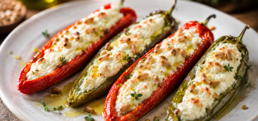 Poivrons farcis à la grecque à la feta
