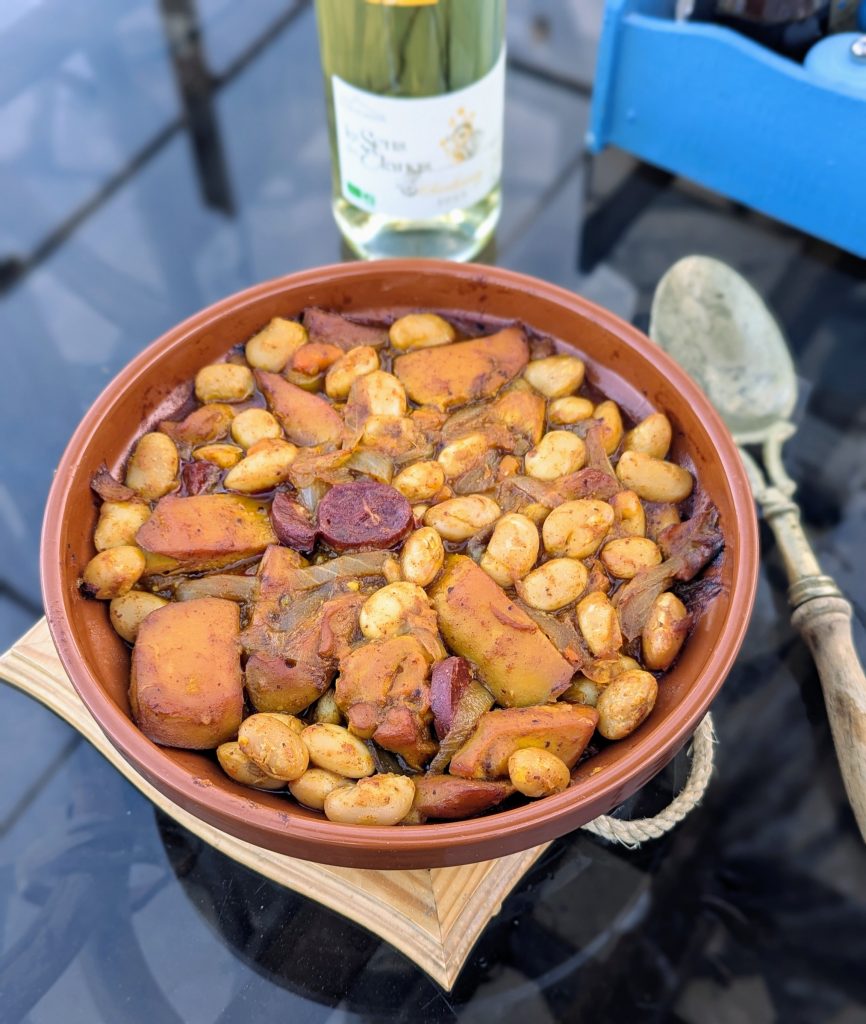 Cassoulet de la mer au poulpe, seiche, moules, poisson